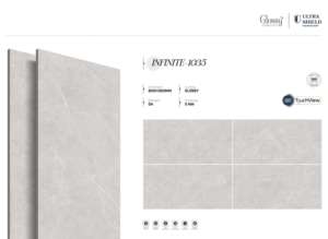 กระเบื้องพอร์ซเลนลายหินอ่อน เงาหรูหรา ขนาด 800x1600 1200x1800 750x1500 มม. สำหรับบ้าน อพาร์ทเม้นท์ และโครงการเชิงพาณิชย์ - Product Image 5