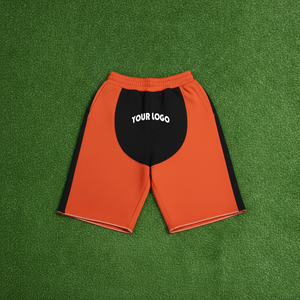 Shorts de course athlétiques pour hommes en gros, grandes tailles, en coton et polyester avec poches, motif uni pour l'extérieur, shorts vierges en gros - Product Image 1