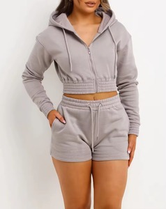 Sudadera con Capucha Corta Oversize Personalizada para Mujer, Estilo Casual con Tie-Dye y Logo Frontal, para Venta al por Mayor OEM - Product Image 1