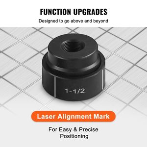 Set di Utensili KO: Punzonatrice Idraulica da 10 Tonnellate, Tagliagranuli da 1/2 a 2 Pollici, Set di Foratrici per Tubi e Lamiere Metalliche per Materiali in Rame - Product Image 5