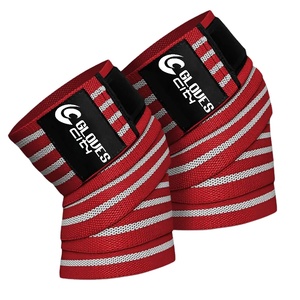 Premium Unisex Elastic <b>Knee</b> Wraps Maximum <b>Compression</b> Comfortable Eco-Friendly Breathable Non-Slip Heavy-Duty for Fitness Safety - Product Image 1