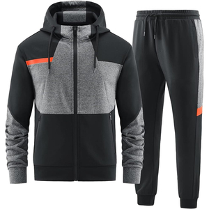 Conjunto de Sudadera con Capucha y Pantalones Deportivos para Hombre, 100% Algodón, Ecológico, con Logotipo Personalizado, Transpirable, para Gimnasio y Fitness en Invierno - Product Image 1