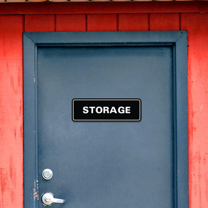 Custom Storage Room <b>Door</b> Sign Metal Storage Sign <b>Plate</b> Home Office Restaurant Hotel Utility Room <b>Name</b> <b>Plate</b> Indoor Outdoor - Product Image 4