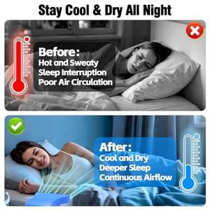 Ventilateur de lit Midnight Fantail, système de ventilation chauffant et rafraîchissant sous les draps, pour les personnes qui ont chaud ou froid la nuit et les sueurs nocturnes - Product Image 3