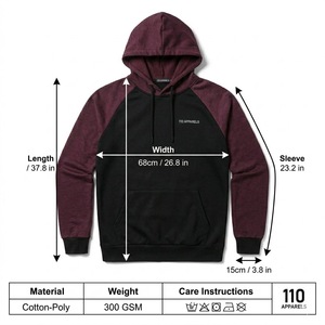 Unisex 100% Cotton Terry Nonwoven Oversized <b>Zip</b>-<b>Up</b> Hoodie Animal Streetwear Eco-Friendly Breathable Loose Fit Winter for Couples - Product Image 3