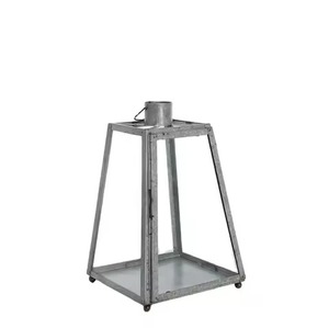 Lanterne en métal élégante, porte-bougie décoratif pour mariage, jardin, terrasse, restaurant, hôtel, décoration de table - Product Image 5