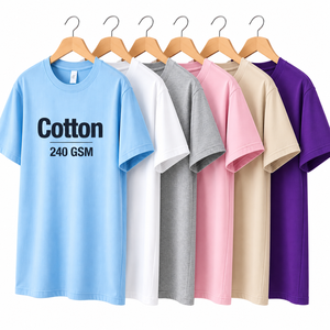 Fournisseur en gros de t-shirts en coton du Bangladesh |   T-shirts à manches courtes pour hommes, coupe classique, 100% coton, jersey 240g, commandes en gros B2B - Product Image 1