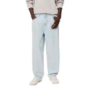 Jeans de Mezclilla Sólidos, Rectos, Oscuros, Casuales y Transpirables para Hombre, Venta al Por Mayor Directa de Fábrica, con Bordado, para Verano, Otoño e Invierno - Product Image 2