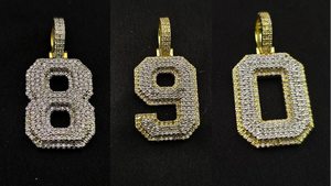 จี้เพชรโมอิสซาไนต์ทรงฮิปฮอปสุดหรู เงินแท้ 925 ประดับเพชร VVS รูปเลขนำโชค พร้อมจี้อักษรย่อแบบกำหนดเองได้ สำหรับทั้งชายและหญิง - Product Image 2
