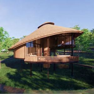 บ้านสำเร็จรูปขนาด 104 ตร.ม. เป็นมิตรกับสิ่งแวดล้อม 100% พร้อมภาษีส่งออก 0% จากเวียดนาม หรูหรา ประกอบง่าย ขายดี ราคาถูก (หมายเลข 16) - Product Image 1