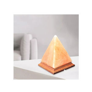 โคมไฟเกลือหิมาลัยสีชมพูธรรมชาติ คริสตัลธรรมชาติ สำหรับห้องนอน ห้องนั่งเล่น สำนักงาน บ้าน ไฟกลางคืน โคมไฟตกแต่งหิน โคมไฟตั้งโต๊ะ - Product Image 2
