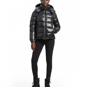 OEM ODM Plus Size Shinny Women Bubble Winter <b>Jacket</b> Lightweight Waterproof Foldable Zipper Motor Bike <b>Quilted</b> Coat - Product Image 5