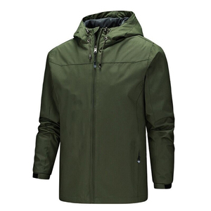 2024 Custom <b>Winter</b> Men's Hooded Eco-Friendly Reversible Windbreaker Nylon Waterproof <b>Jacket</b> Lightweight <b>Running</b> Clothing - Product Image 2