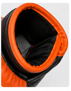 Gants de boxe en PU blancs, à doigts entiers, avec fermeture à lacets, pour adultes - Product Image 6