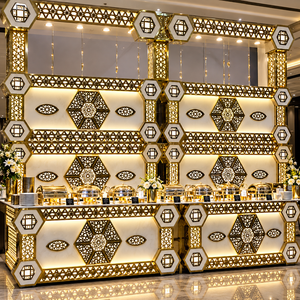 Zarvique GrandLattice – Réchaud de buffet moderne et classique en acier inoxydable éclairé pour traiteur, idéal pour l'intérieur et l'extérieur, livraison rapide - Product Image 5