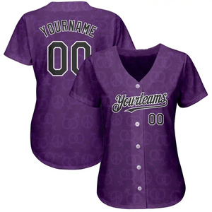 Maillot de baseball vintage à manches courtes 100 % polyester respirant et à séchage rapide pour homme – Meilleure vente à prix abordable - Product Image 4