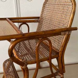 เก้าอี้ป้อนอาหารเด็กแบบหวาย ยี่ห้อเบบี้ นูร์เทอร์ เฟอร์นิเจอร์ ราคาถูก ขายส่ง เก้าอี้สูงสำหรับเด็ก - Product Image 2