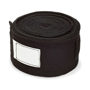 Bandages de boxe en coton noir haute élasticité pour l'entraînement toutes saisons - Product Image 3