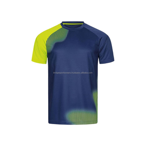 เสื้อแบดมินตันแบบยูนิเซ็กซ์ สกรีนโลโก้ด้านหน้า ผ้าโพลีเอสเตอร์ 100% แขนสั้น แห้งเร็ว สำหรับทีม - Product Image 2