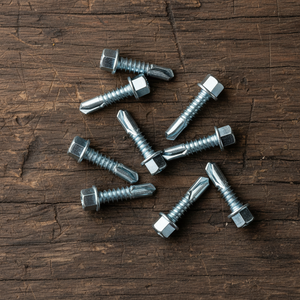 Tornillos Autoperforantes de Cabeza Hexagonal de Acero al Carbono Métricos/Pulgadas, Marca PDC, Venta al por Mayor de Fábrica en Vietnam, Grado 8, Galvanizados/Fosfatados - Product Image 1
