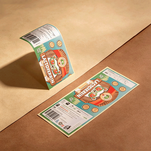 New Top Adhesive Die Cut <b>Sticker</b> Custom Waterproof PVC Holographic Glossy Roll <b>Labels</b> for Commercial Product Packing - Product Image 2