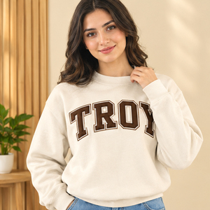 เสื้อสเวตเตอร์คอเต่าแบบสั่งทำพิเศษลายตัวอักษรกรีก สำหรับชมรมนักศึกษา มหาวิทยาลัย สถาบันการศึกษา  แสดงสัญลักษณ์ความรักสู่เหย้า - Product Image 2