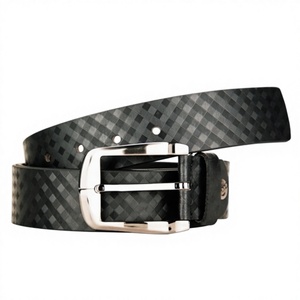 Customized Vintage Best Quality Cow Hide Printed Solid Casual Men Boys Belt Steel Buckle Durable Lightweight Designer Gift Daily - Product Image 1