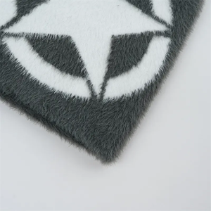 Gorro unisex de acrílico con estampado de estrellas o logotipo personalizado, gorro informal de invierno cálido, diseño geométrico de 56-58 cm - Product Image 4
