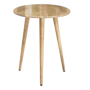 Table d'appoint antique artisanale de petite taille, conçue exclusivement, en bois massif, écologique, durable, meubles de salon, maison - Product Image 1