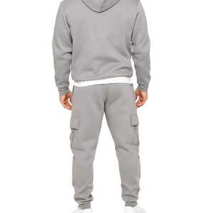 ชุดวอร์มฤดูหนาวดีไซน์ใหม่แบบยูนิเซ็กซ์ สไตล์ลำลองสตรีทแวร์ ชุด 2 ชิ้น ระบายอากาศ กันลม พิมพ์ลายสไตล์แอซิดวอช ผ้าฝ้ายพรีเมียม - Product Image 3