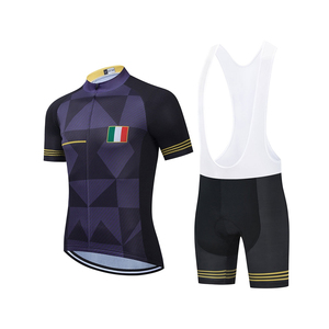 New Collection Custom Men Short Sleeves <b>Cycling</b> uniform zipper pocket <b>cycling</b> clothes for Men - Product Image 3
