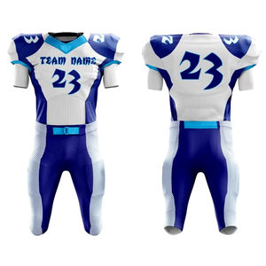 Wholesale Customized New Design American Football Jersey Latest Hot Sale 100% Polyester American Football Uniform - Product Image 3