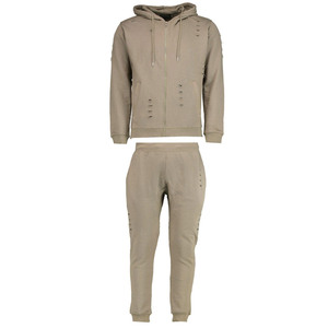 Survêtements déchirés à manches longues en matière de qualité supérieure, style streetwear, nouvelle collection tendance - Product Image 1