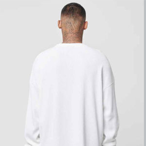 Camisetas de Manga Larga para Hombre, Tejido Waffle HSI OEM 2026, 100% Algodón Puro, Ropa Térmica, Estilo Casual para Hombre y Niño - Product Image 5