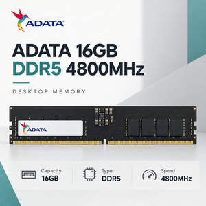 ADATA 16GB DDR5 4800MHz หน่วยความจำเดสก์ท็อป UDIMM 284 พินโมดูล RAM สำหรับพีซีสำหรับอินเทล เอเอ็มดี - Product Image 2