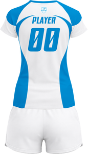 Tenue de volley-ball SpikeStorm Pro AeroSpike Elite, kit de volley-ball ThunderHit Premium, 100 % polyester, impression par sublimation intégrale - Product Image 3