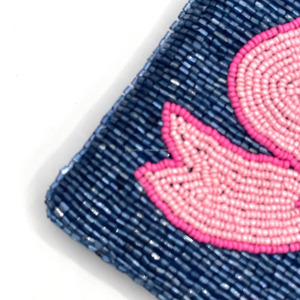 Bolso de mano con lazo de cuentas hecho a mano, bordado de flores, cremallera con diseño de caramelo, para fiesta de noche, boda, moda, tamaño personalizado, venta al por mayor, regalo de lujo - Product Image 2