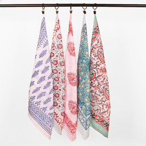 Cotton Luxury Square Scarf Bandana Printed Fashion Multifunctional Spring Summer Casual Unisex <b>Accessory</b> Environmentally - Product Image 1
