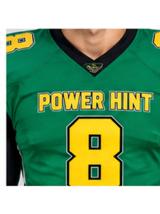 Tenue de football américain personnalisée avec nom et numéro d'équipe, en polyester, imprimée par transfert thermique - Product Image 6