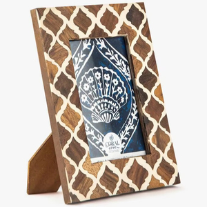 High Quality Handmade Tableware Decor White and <b>Black</b> Bone-Inlay Photo Picture <b>Frame</b> for Office Decor - Product Image 1