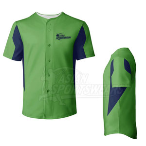 Performance <b>Baseball</b> Jersey Premium Comfort Mesh Back Short Breathable Lightweight Style Athletic Training Outdoor Teamwear - Product Image 4