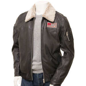 Chaqueta de Motociclista de Cuero Genuino para Hombre, Impermeable y Resistente al Viento, con Cuello Tipo Camisero, Servicio OEM Disponible - Product Image 5