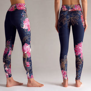 Leggings de compression pour femme, sous-couche, taille élastique, pour le yoga, sublimation, vente en gros - Product Image 3