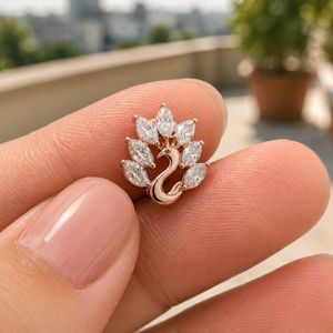 Luxury Moissanite Plated White Gold Stud <b>Earrings</b> Marquise Shape Diamond <b>Earrings</b> Elegant Jewelry for Women Engagement Gift - Product Image 6