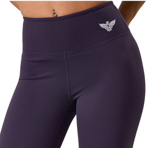 Leggings de fitness pour femmes, taille haute, extensibles, longueur intégrale, couleur violette, confortables, pour le yoga, la course à pied, l'entraînement, vêtements de sport - Product Image 4