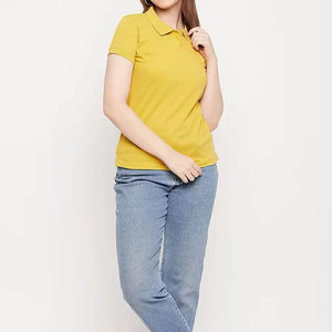 Polos de Mujer Más Vendidos, Logotipo Bordado Personalizado, Manga Corta, Algodón Piqué, Ropa Deportiva de Golf, Uniformes de Trabajo para Mujer - Product Image 2