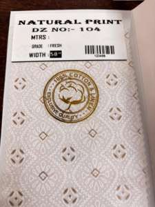 Tela de Sarga de Algodón Orgánico Directo de Fábrica, Acabado Suave Sostenible, Calidad de Exportación para Camisas, Diseño Estampado para Prendas - Product Image 6