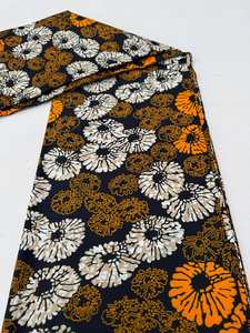 Tela de algodón de cera Africana Siyara Leone con diseños populares de dos colores, perfecta para coser ropa, manualidades y proyectos de acolchado - Product Image 4