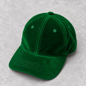 Casquette de baseball unisexe en velours uni, 6 panneaux structurés, visière incurvée, logo brodé personnalisé, fournisseur en gros, ajustable - Product Image 3
