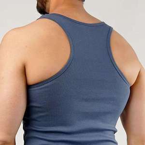High quality Wholesale New Cotton <b>Men</b> Tank Top Breathable Gym Wear Casual Plain Running <b>Singlet</b> Print Solid Colors <b>Men</b> Clothing - Product Image 2